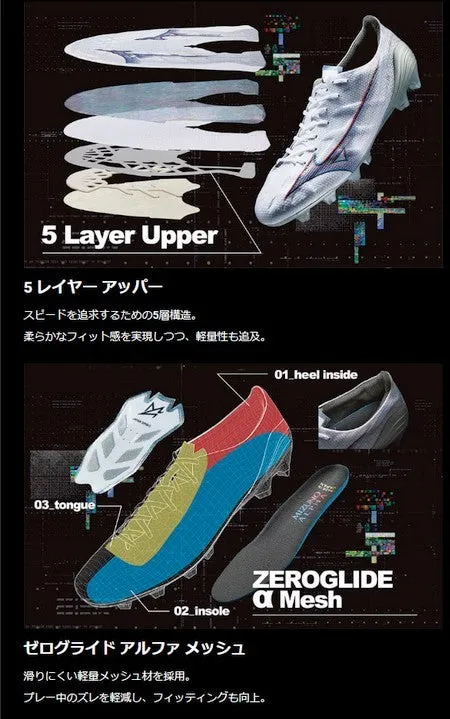Immediate shipping Mizuno Training Shoes Alpha α SELECT AS MIZUNO Wide Soccer Futsal P1GD246550