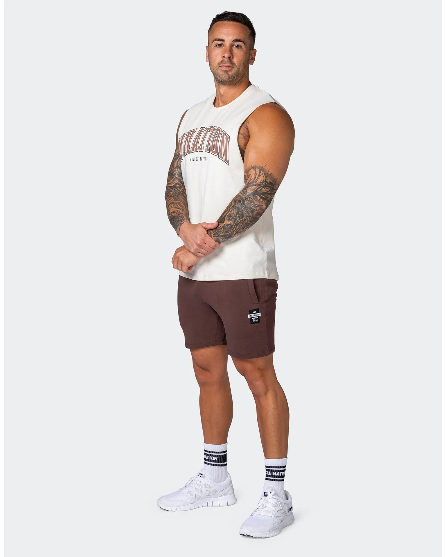 Infinite Vintage Shorts - Washed Coffee