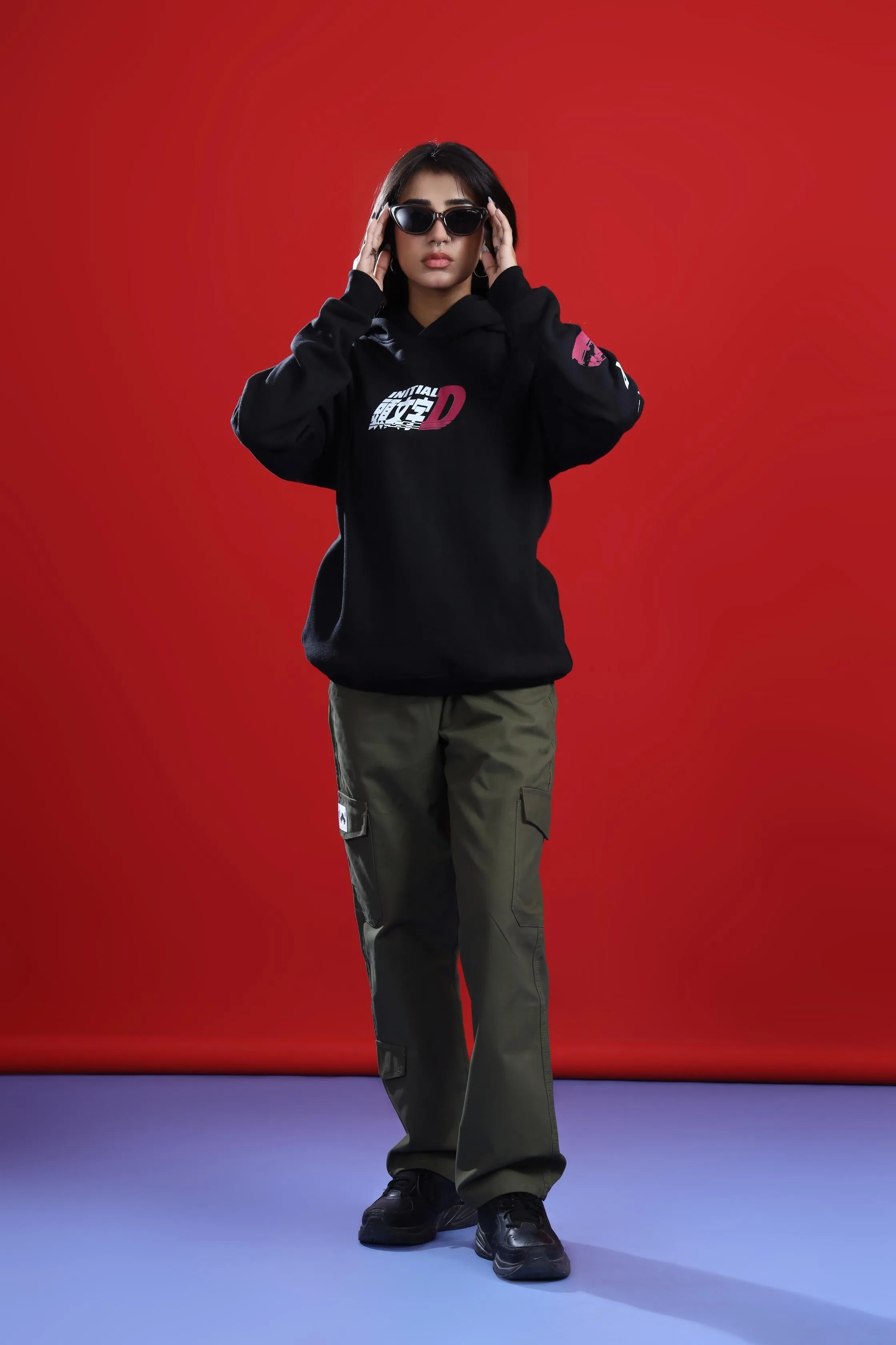 INITIAL OVERSIZED HOODIE
