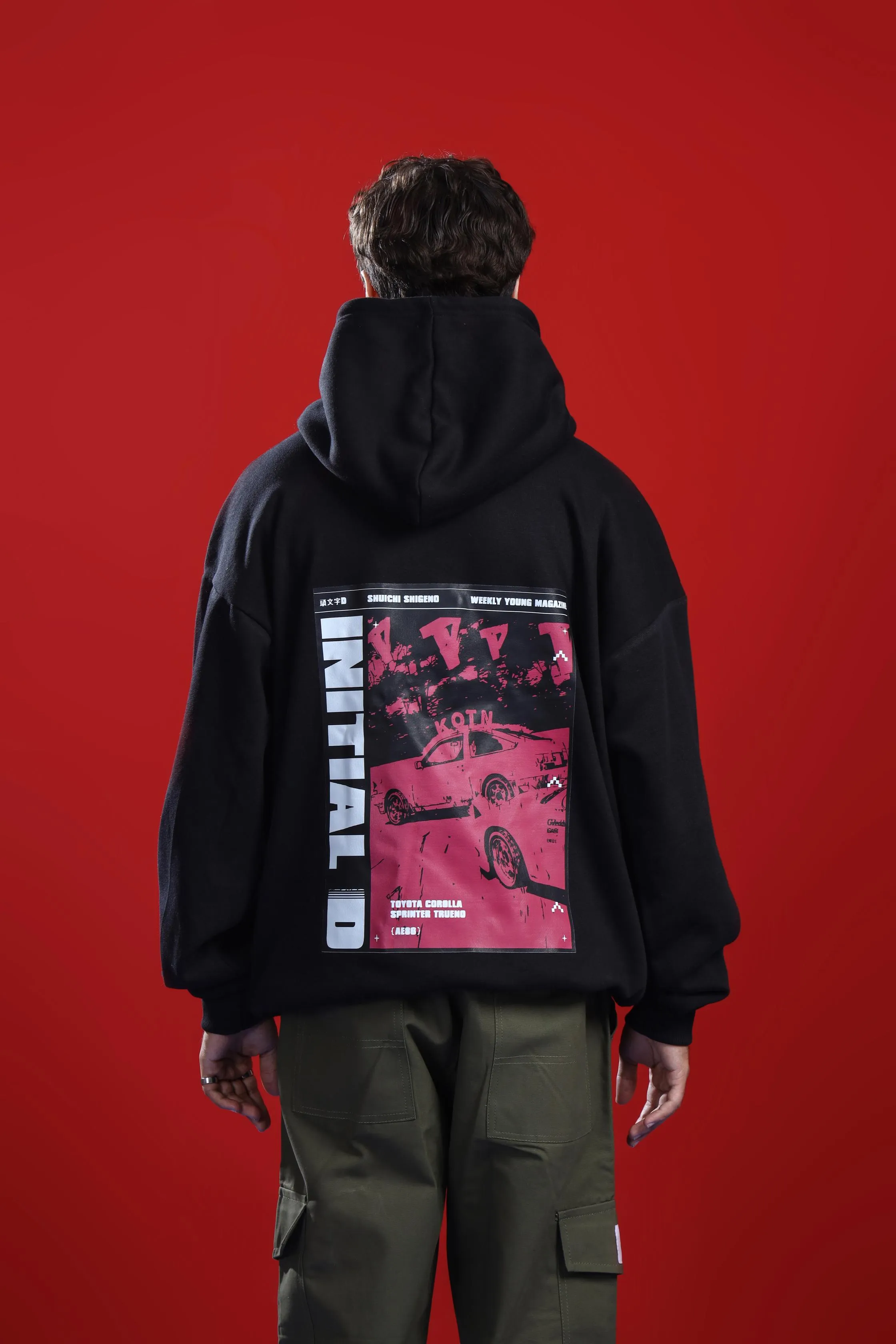 INITIAL OVERSIZED HOODIE