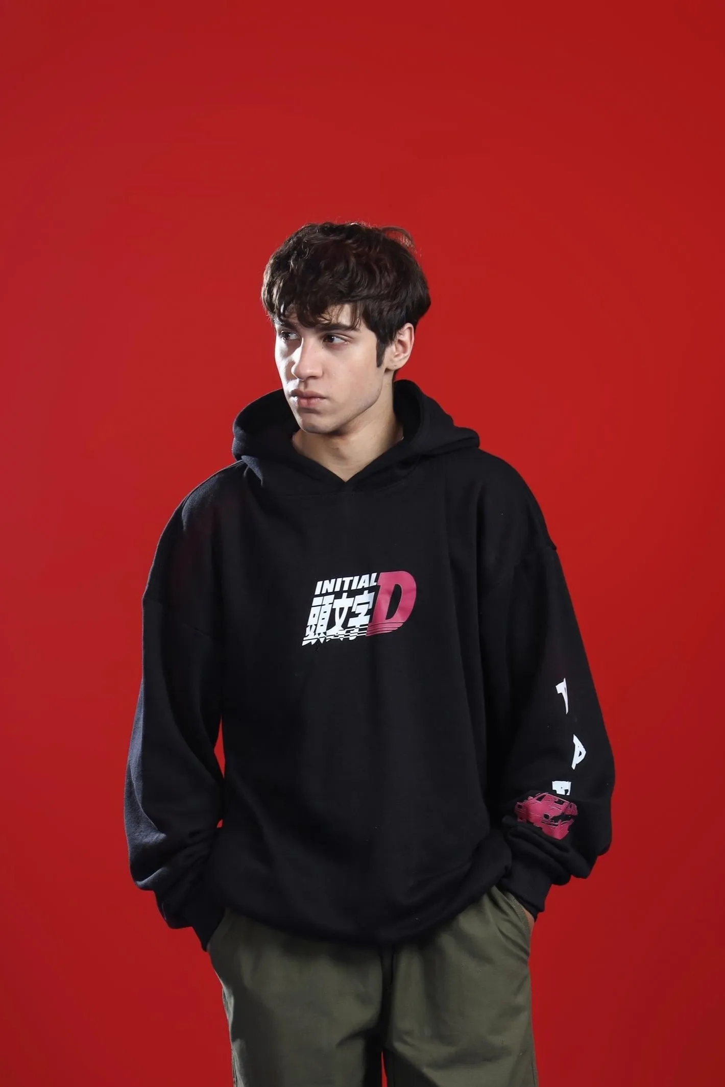 INITIAL OVERSIZED HOODIE