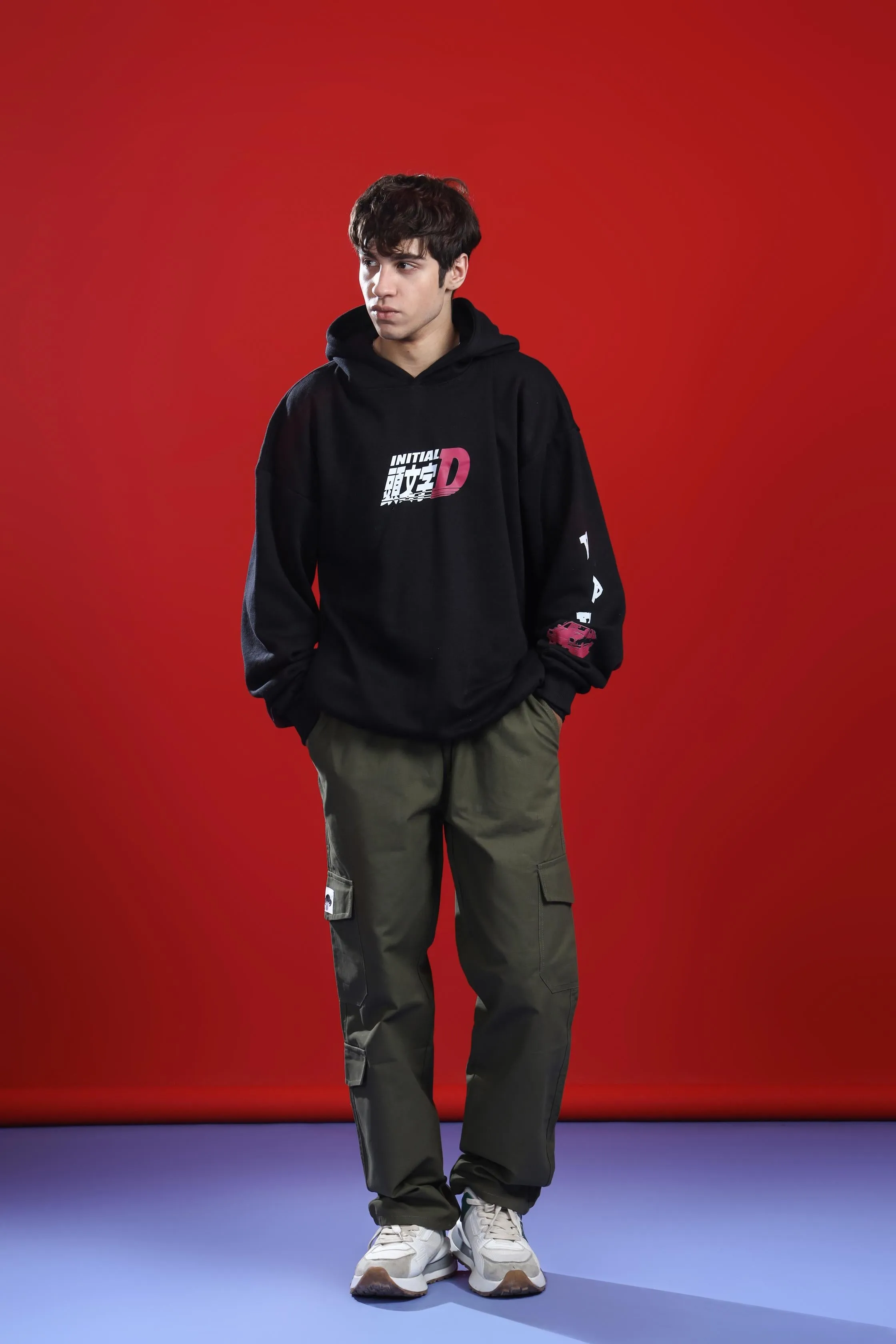 INITIAL OVERSIZED HOODIE
