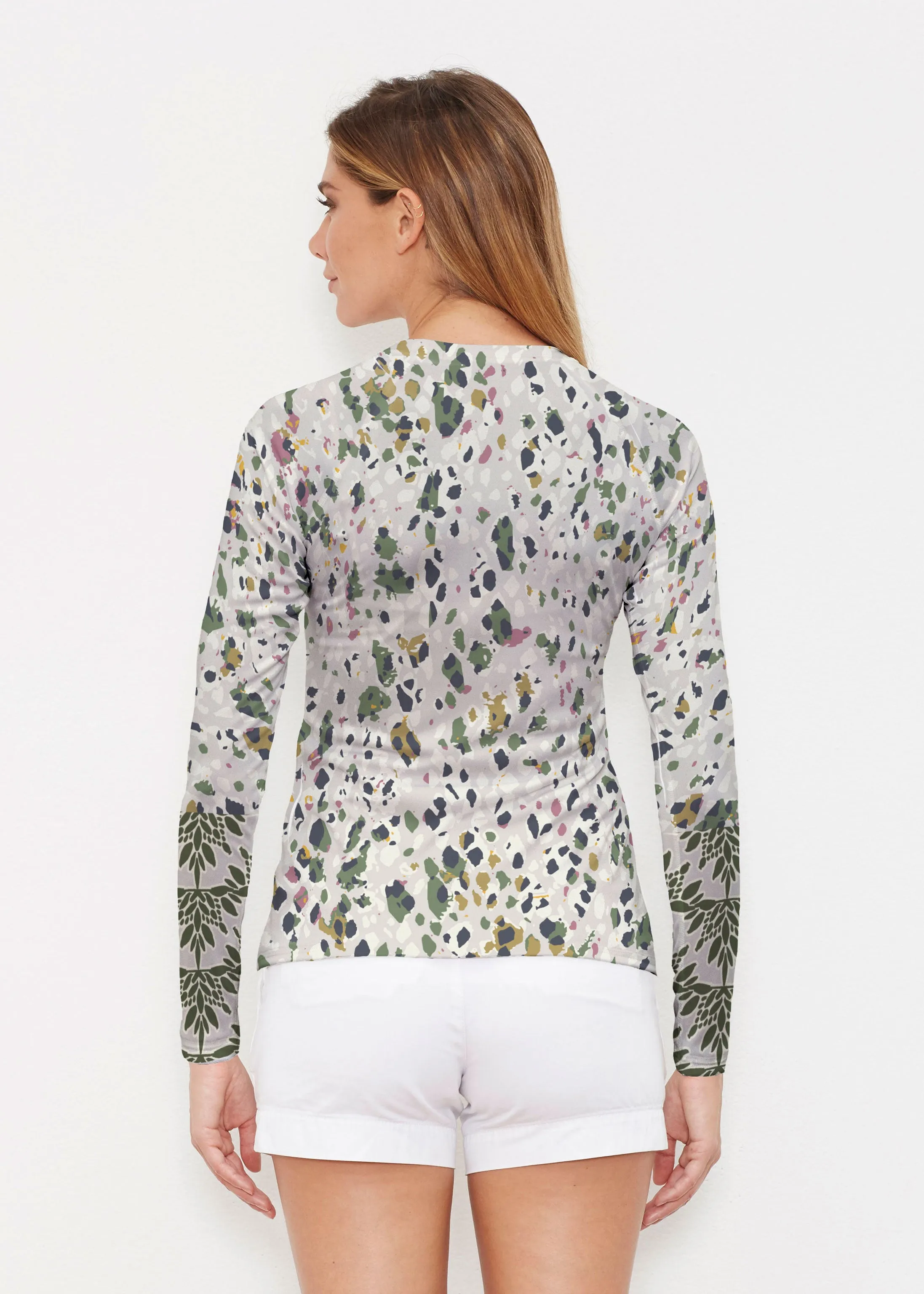 Jazzy Spots (8055) ~ Long Sleeve Rash Guard
