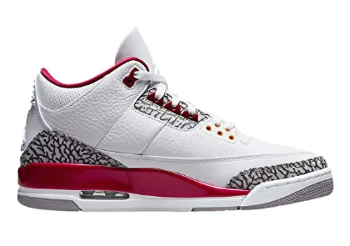 Jordan Mens Air Jordan 3 CT8532 126 Cardinal - Size 7.5