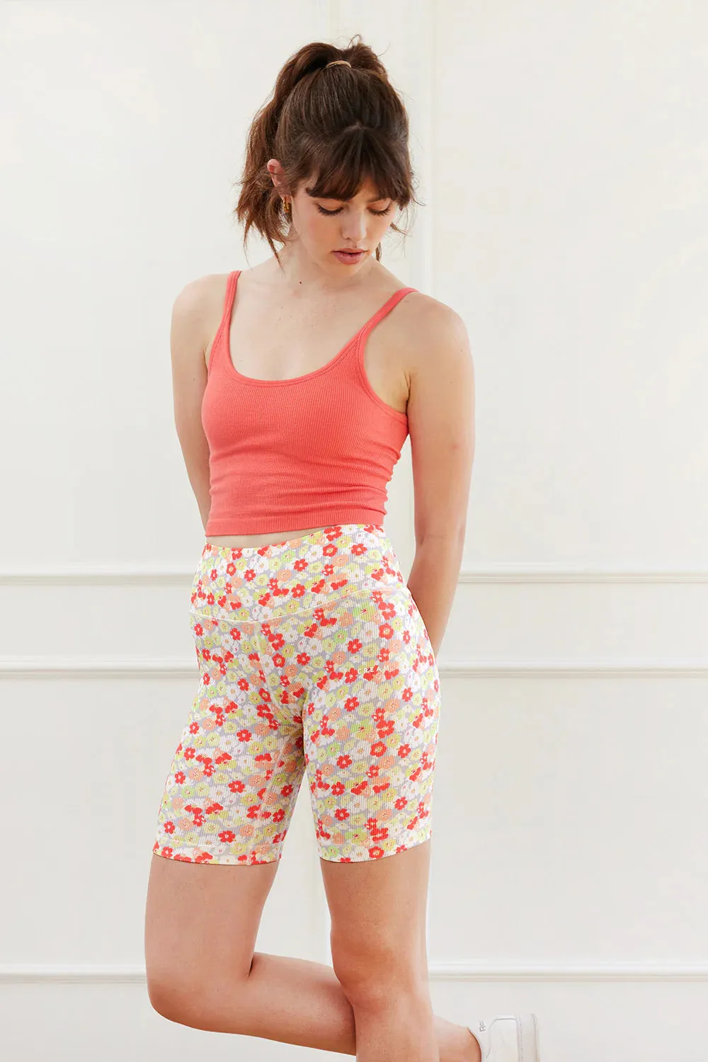 Kendall Cami Tank - Pop Orange {Cream Yoga}