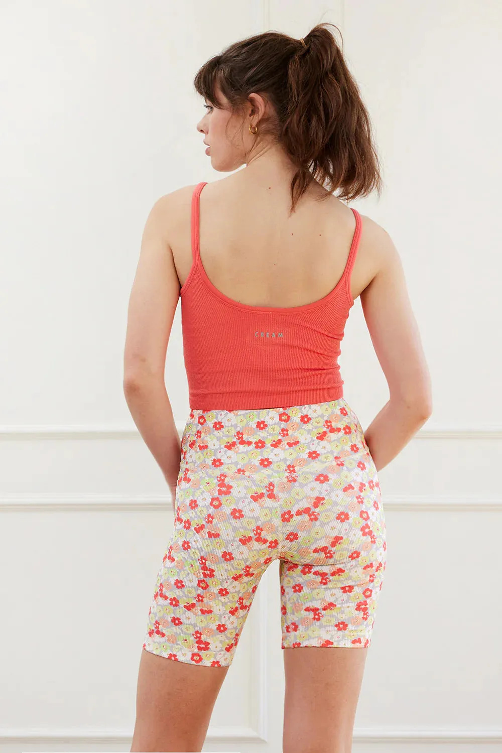 Kendall Cami Tank - Pop Orange {Cream Yoga}