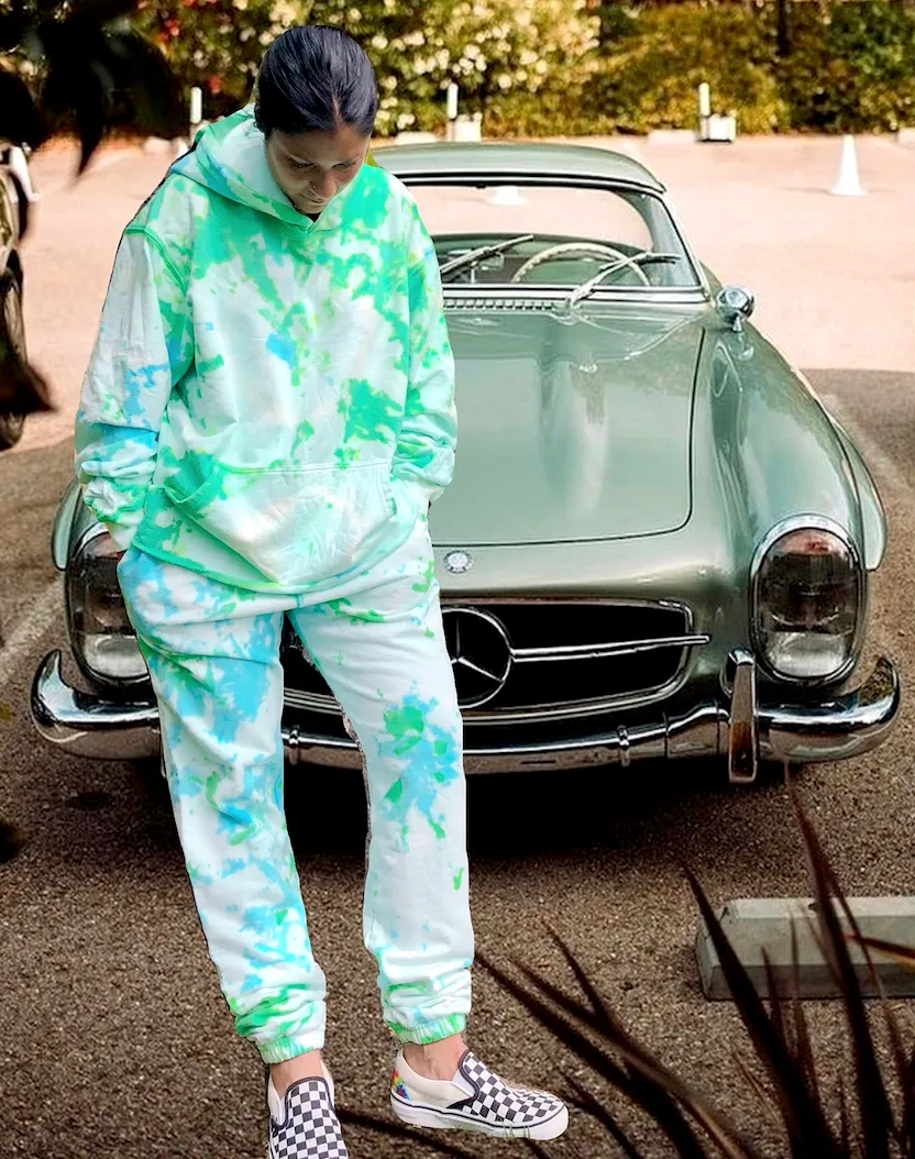 Key Lime Pie Tie Dye Loungewear Set
