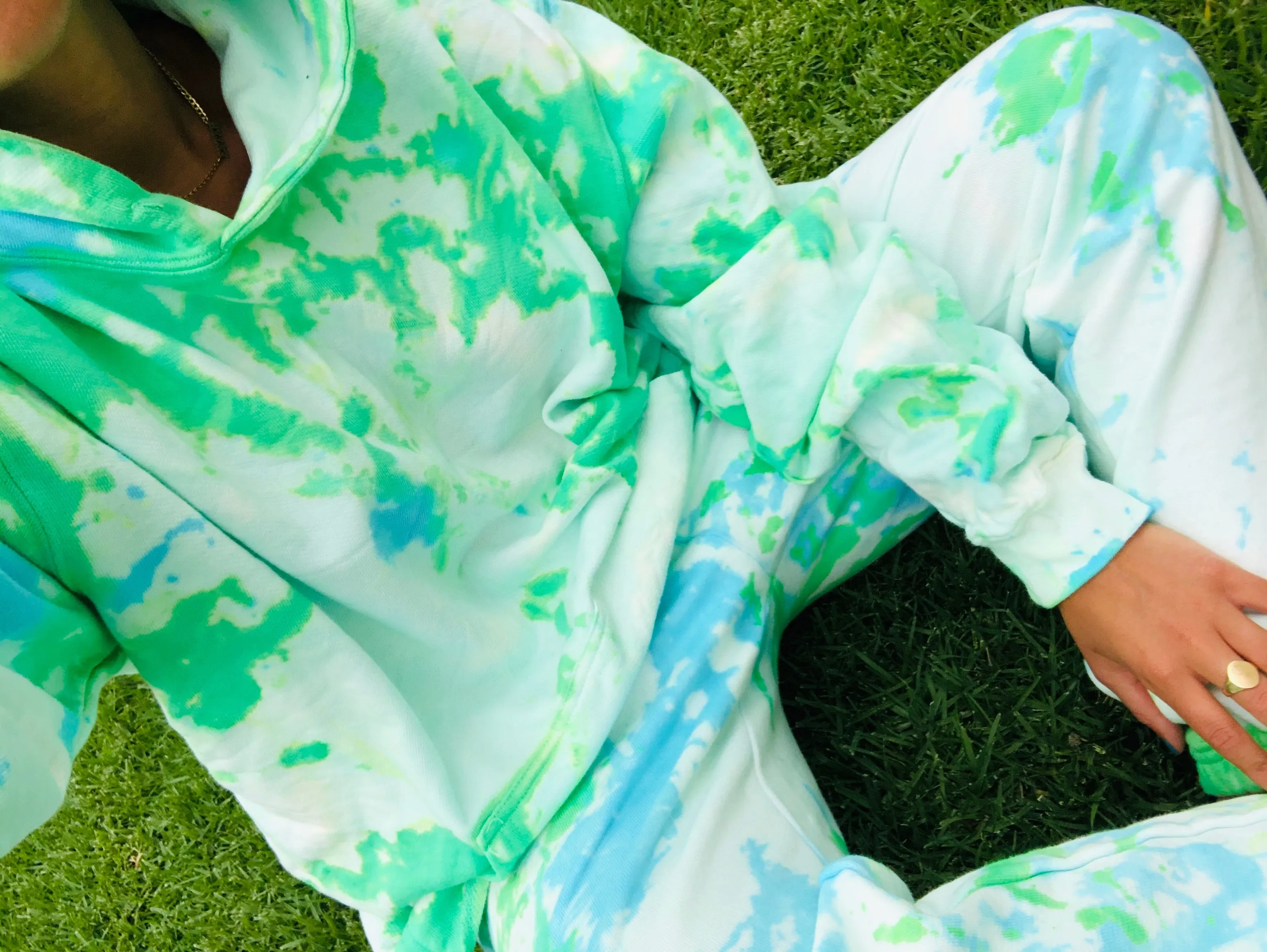 Key Lime Pie Tie Dye Loungewear Set