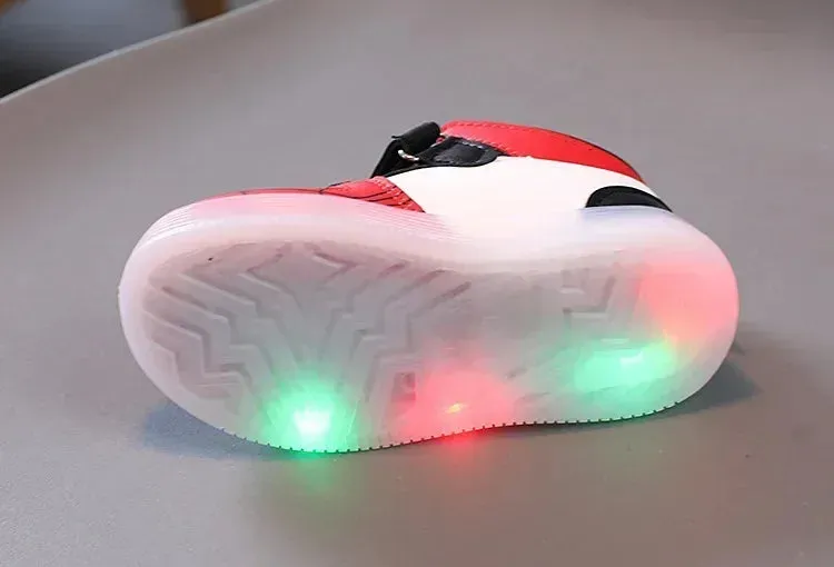 Kids Led Light Spiderman Shoes