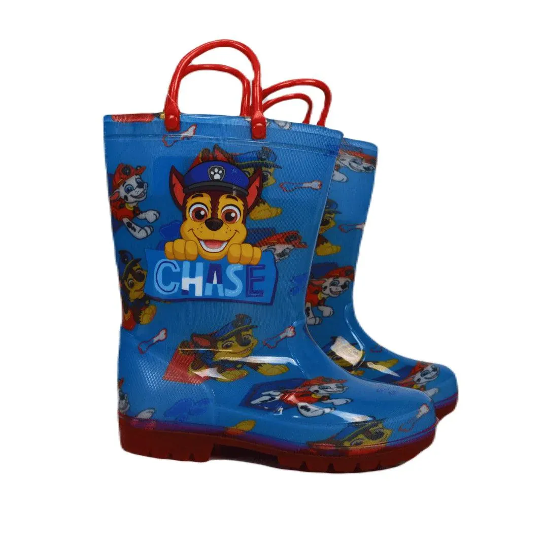 Kids Shoes Paw Patrol Toddler Boys Light-up Rain Boots