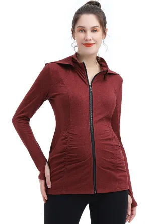 Kimi   Kai Maternity "Jojo" Performance Jacket with Detachable Hood