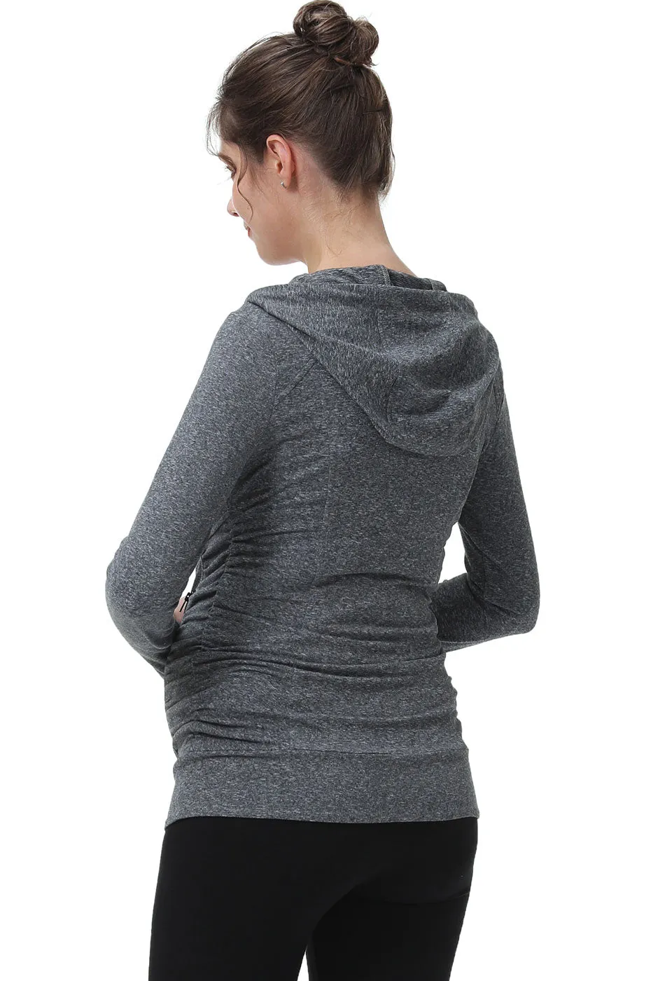 Kimi   Kai Maternity "Momo" Ruched Performance Jacket
