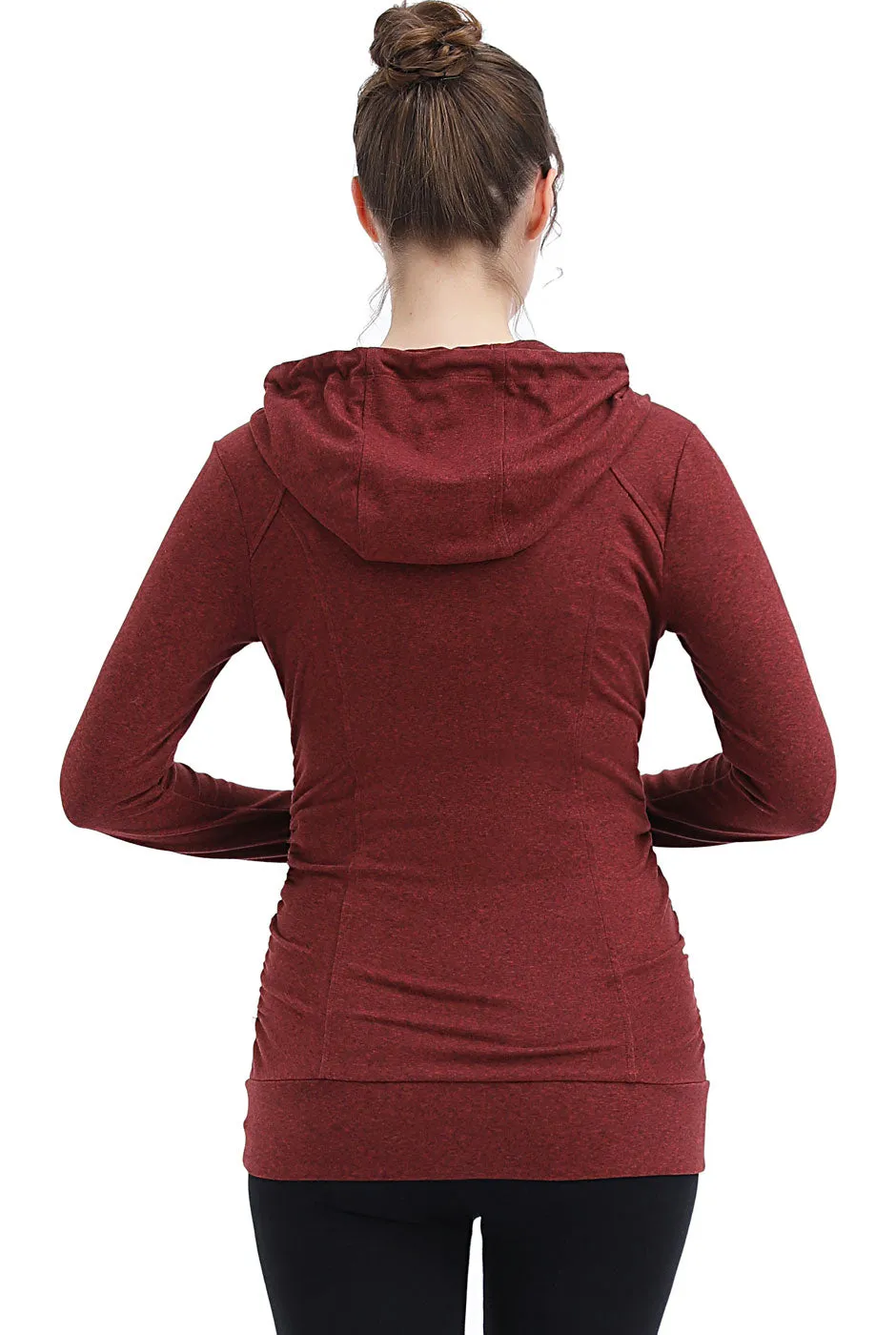Kimi   Kai Maternity "Momo" Ruched Performance Jacket
