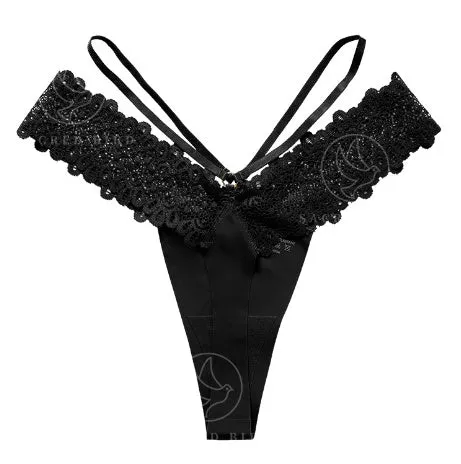 Lace Stitching Sports Underwear - Seamless Ice Silk Quick-drying Activewear