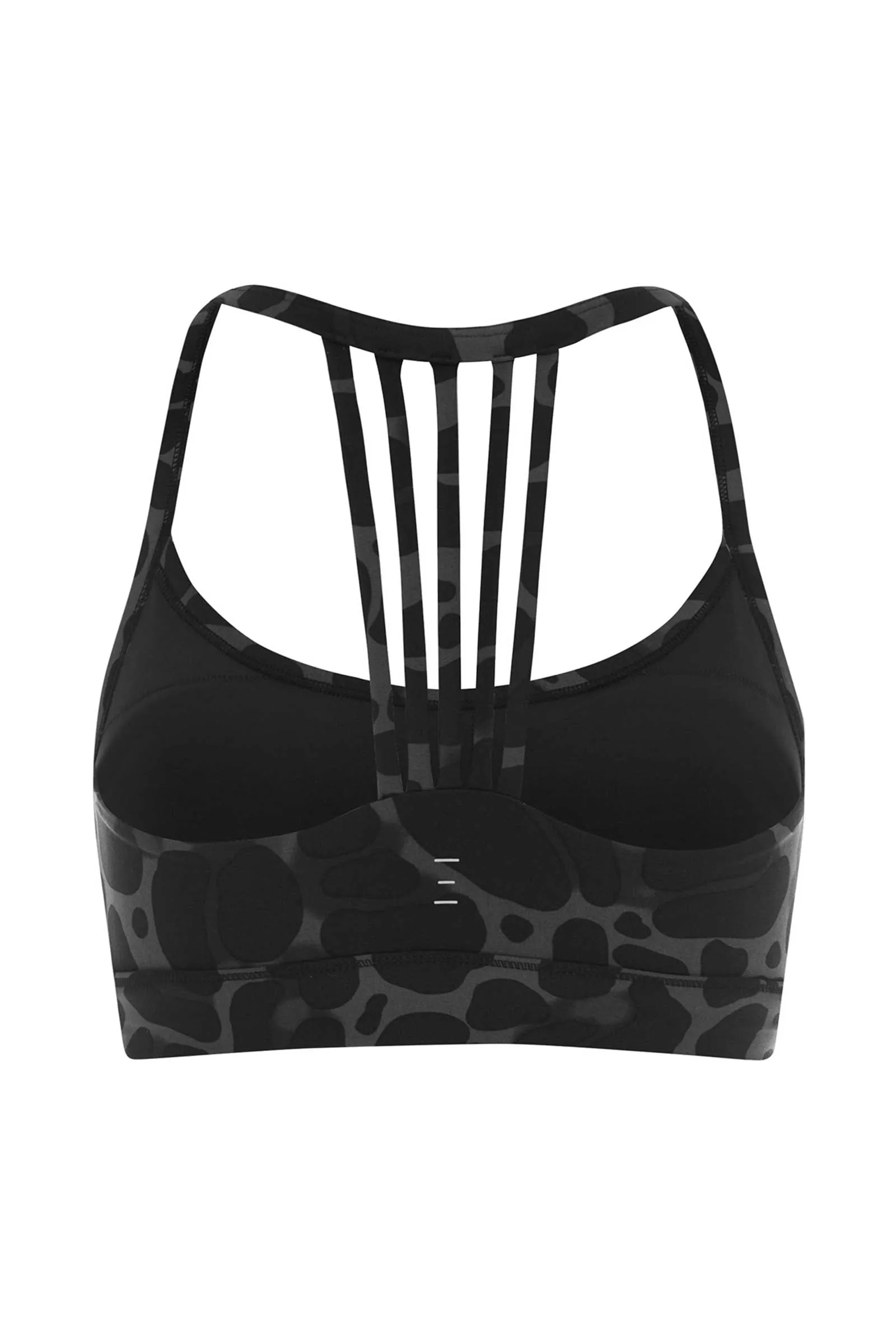 Laetitia Grey Leopard Print Crop Top