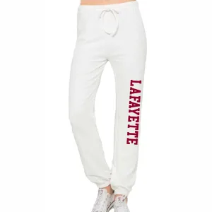 Lafayette College White Joggers