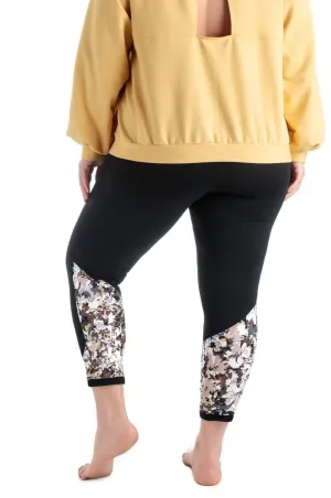Legging 7/8 Sport Le Diamond Back 22'' (Bouleau Blanc) Taille Plus de MOOV Activewear
