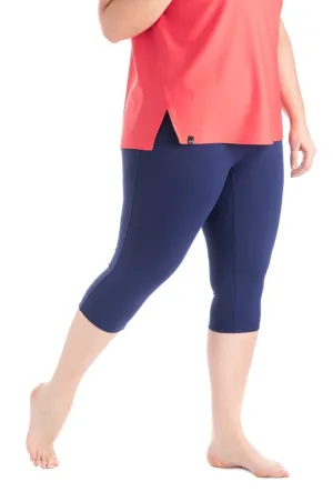 Legging Capri Le Everywhere Taille Plus (Bleu) de MOOV Activewear