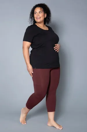 Legging Gainant à 3 poches Le Offside 22'' Taille Plus (Acajou) de MOOV Activewear