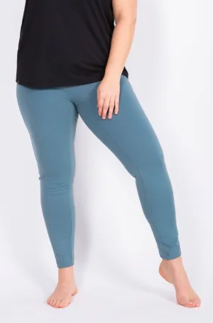 Legging Gainant Le Everywhere 27'' Taille Plus (Vert-Balsam) de MOOV Activewear