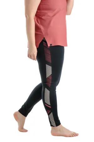 Legging Sport Le Longtrack 26'' Taille Plus (Prune) de MOOV Activewear