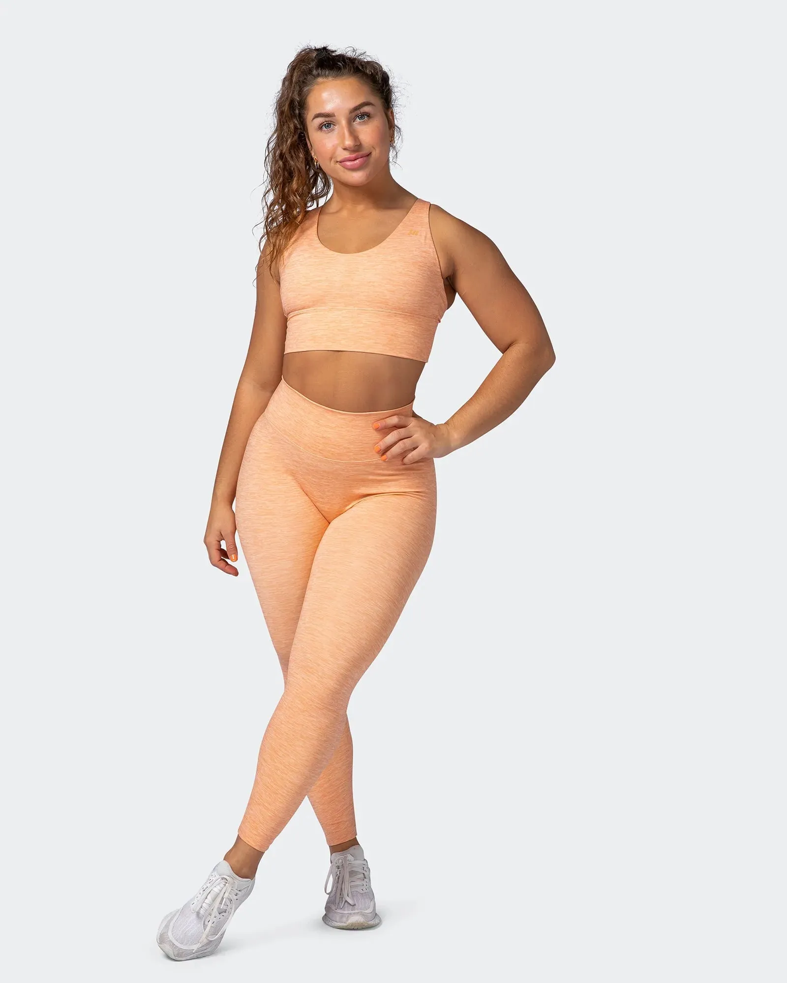 Lift Longline Bra - Apricot Marl