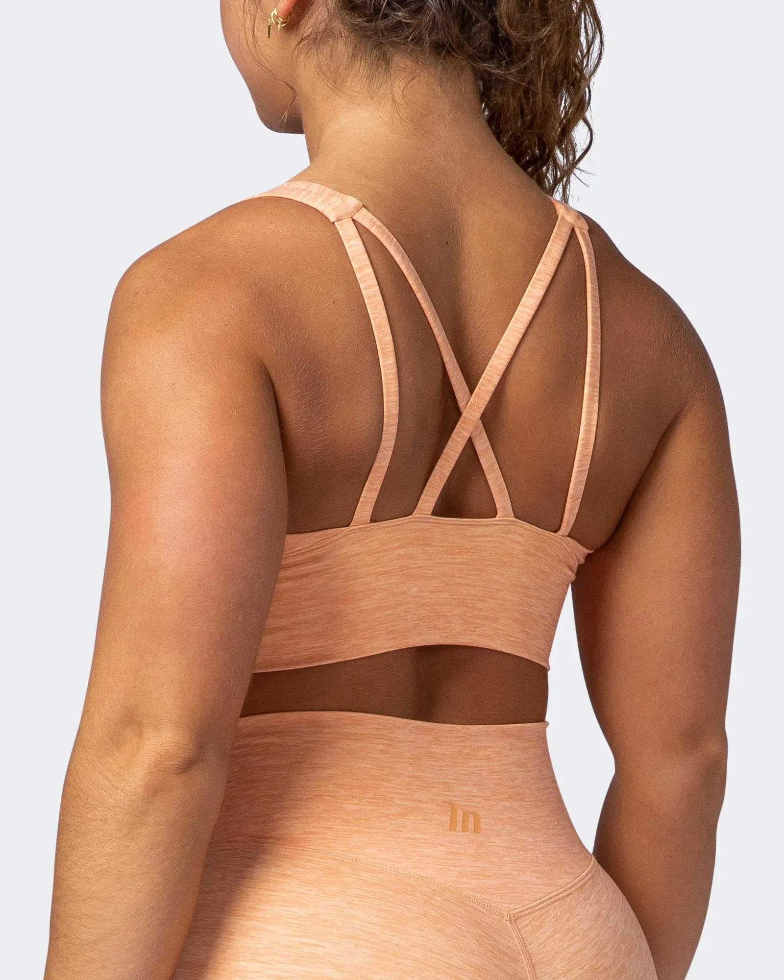 Lift Longline Bra - Apricot Marl