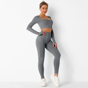 Long Sleeve Gym Set