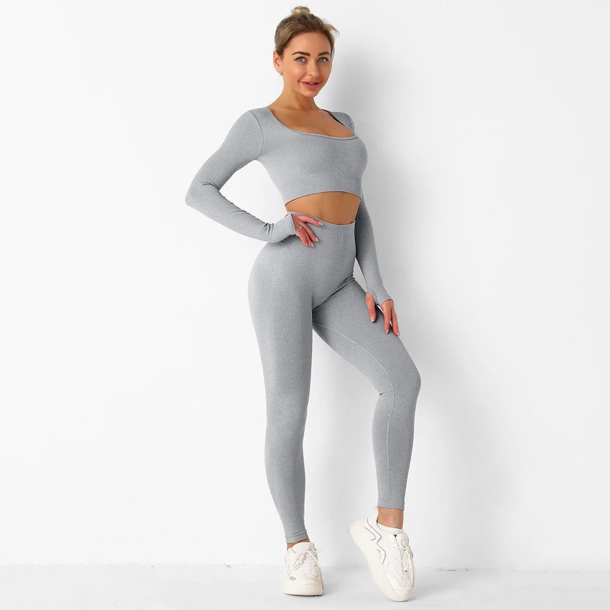 Long Sleeve Gym Set