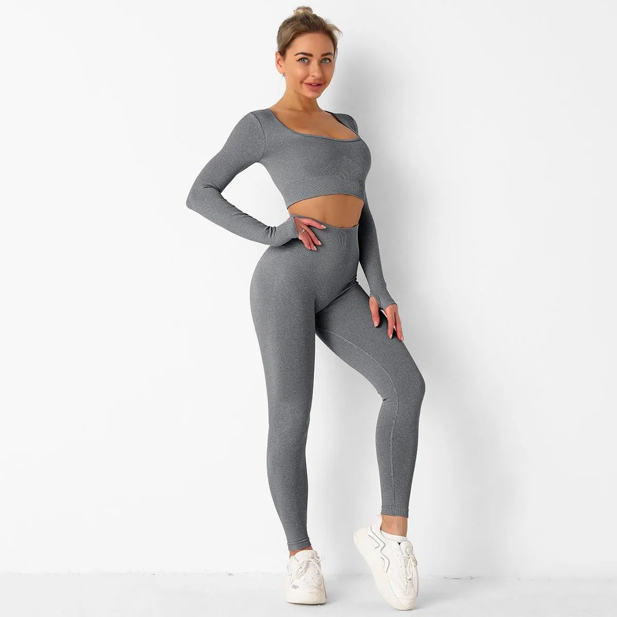 Long Sleeve Gym Set