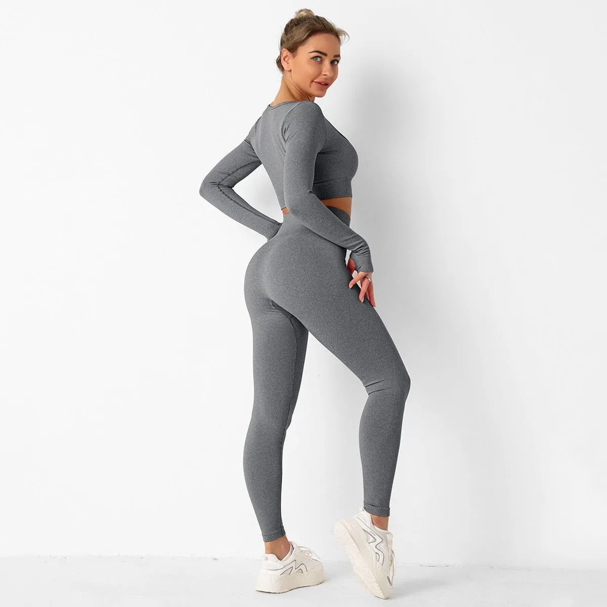 Long Sleeve Gym Set