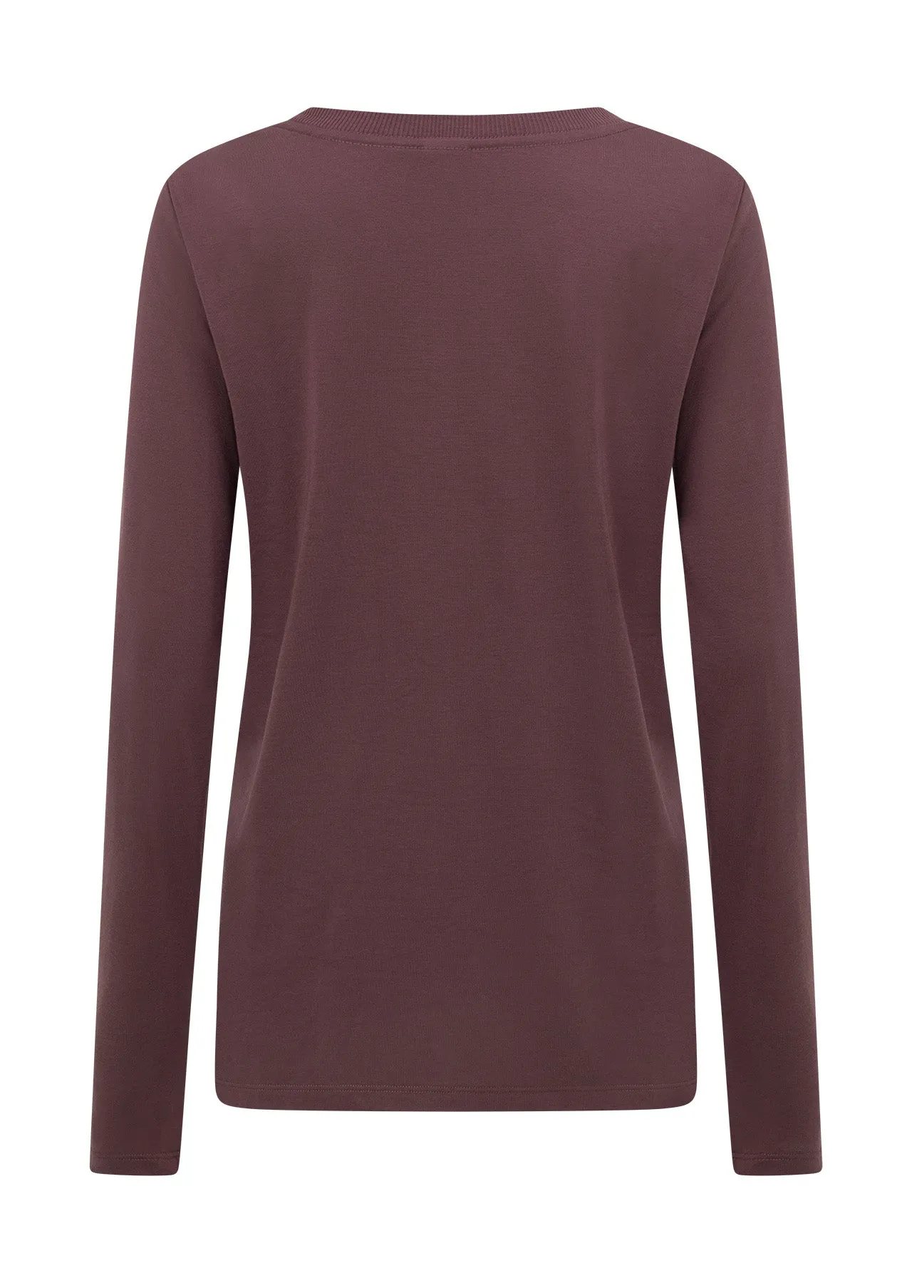 Lotus Long Sleeve Top | Forest Berry