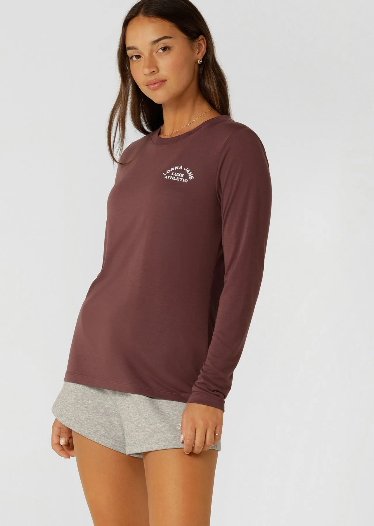 Lotus Long Sleeve Top | Forest Berry