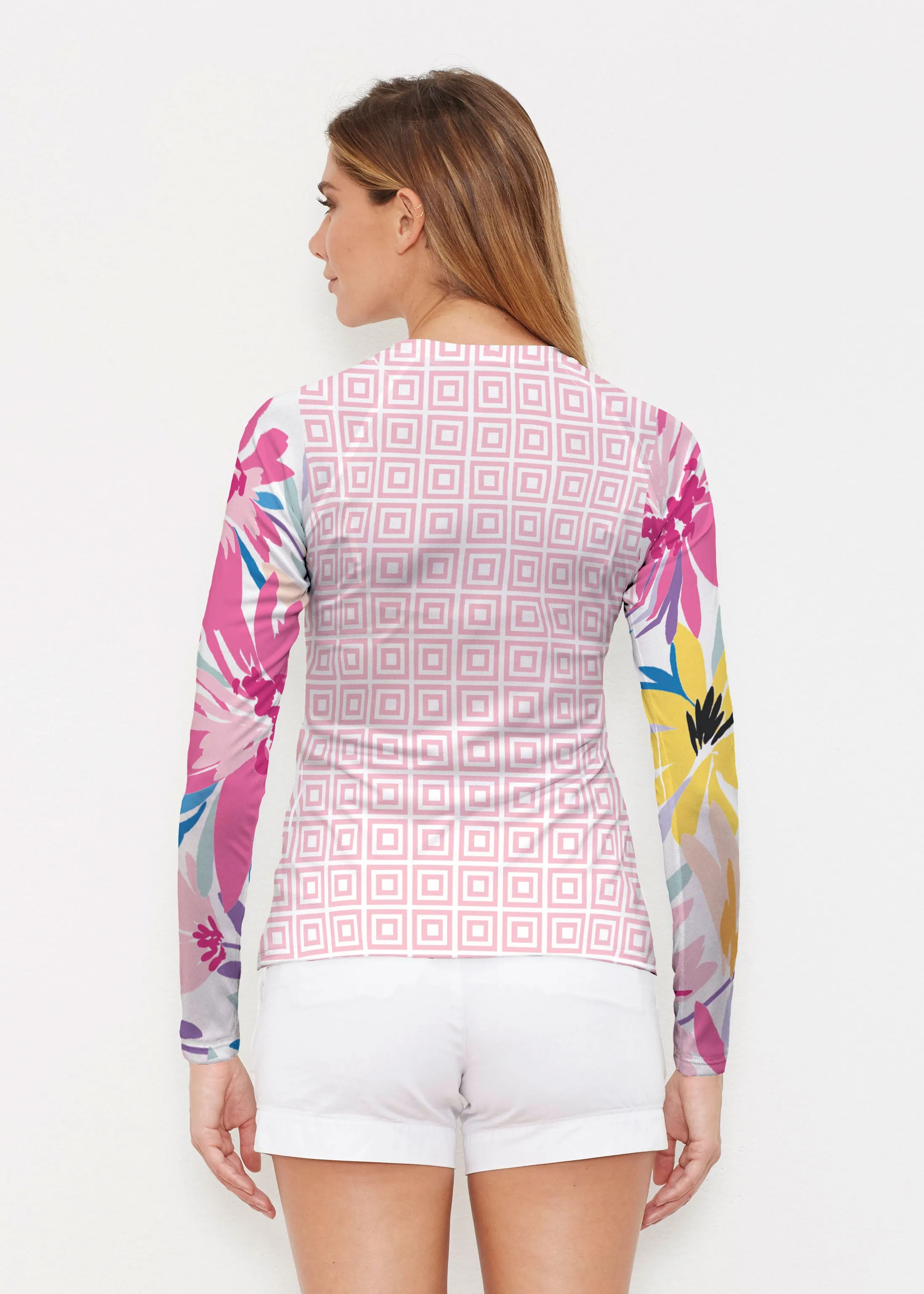 Loves me Loves me Not (8068) ~ Long Sleeve Rash Guard