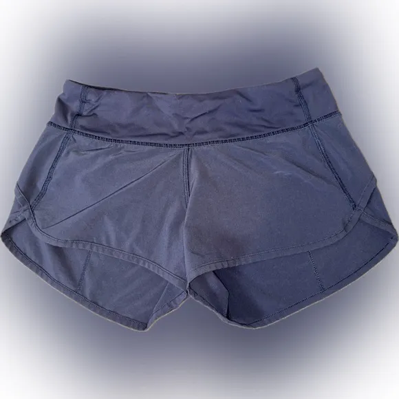 Lululemon Speed Short 4-way Stretch 2.5 Inch Inseam Navy Blue Size 2