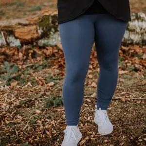 Lynx Fully Belly Maternity Legging- Charcoal