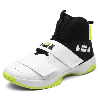 Man High Top Jordan Basketball Shoes Men's Cushioning Basketball Sneakers Non-slip Breathable Outdoor Sports Jordan Retro Shoes