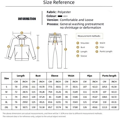 MANLUODANNI Mens Hooded Tracksuit Athletic Full Zip Jacket Jogging Sweatsuit Pants with Pockets, Gray-XL