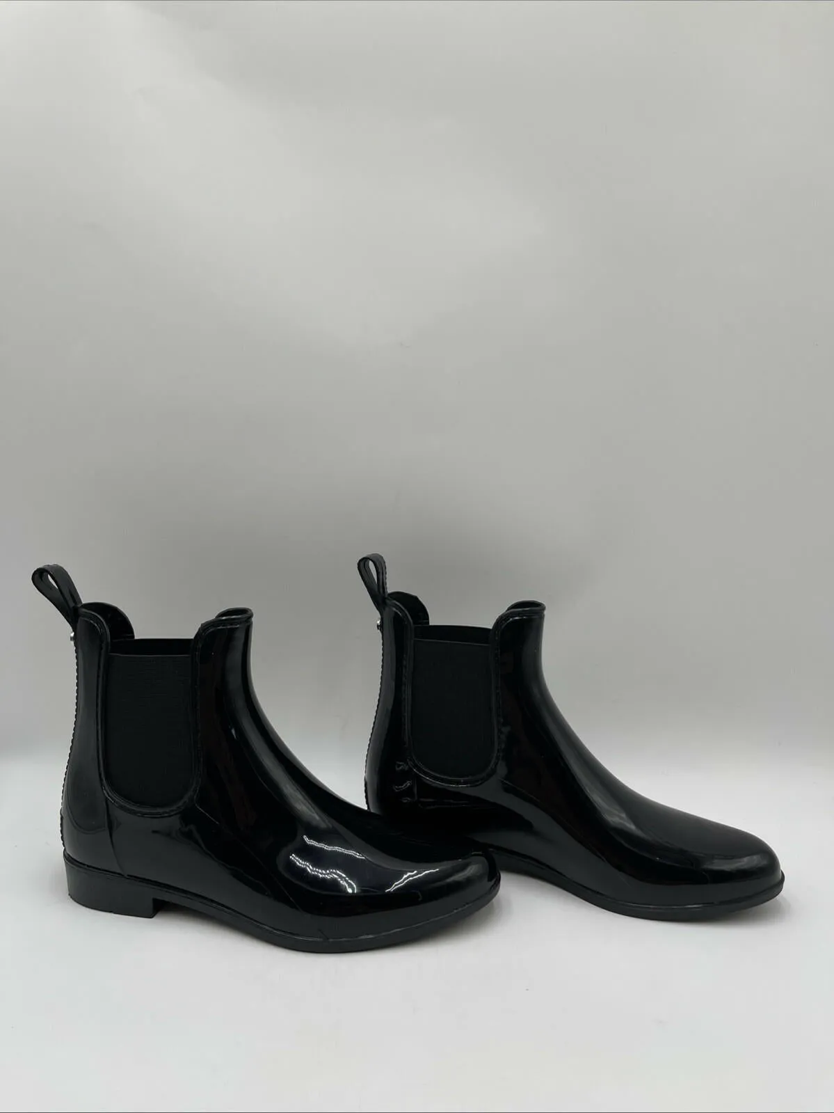 Marc Fisher Rainy 2 Rain Boots, Women's Black Rubber Size 9M - Very Good