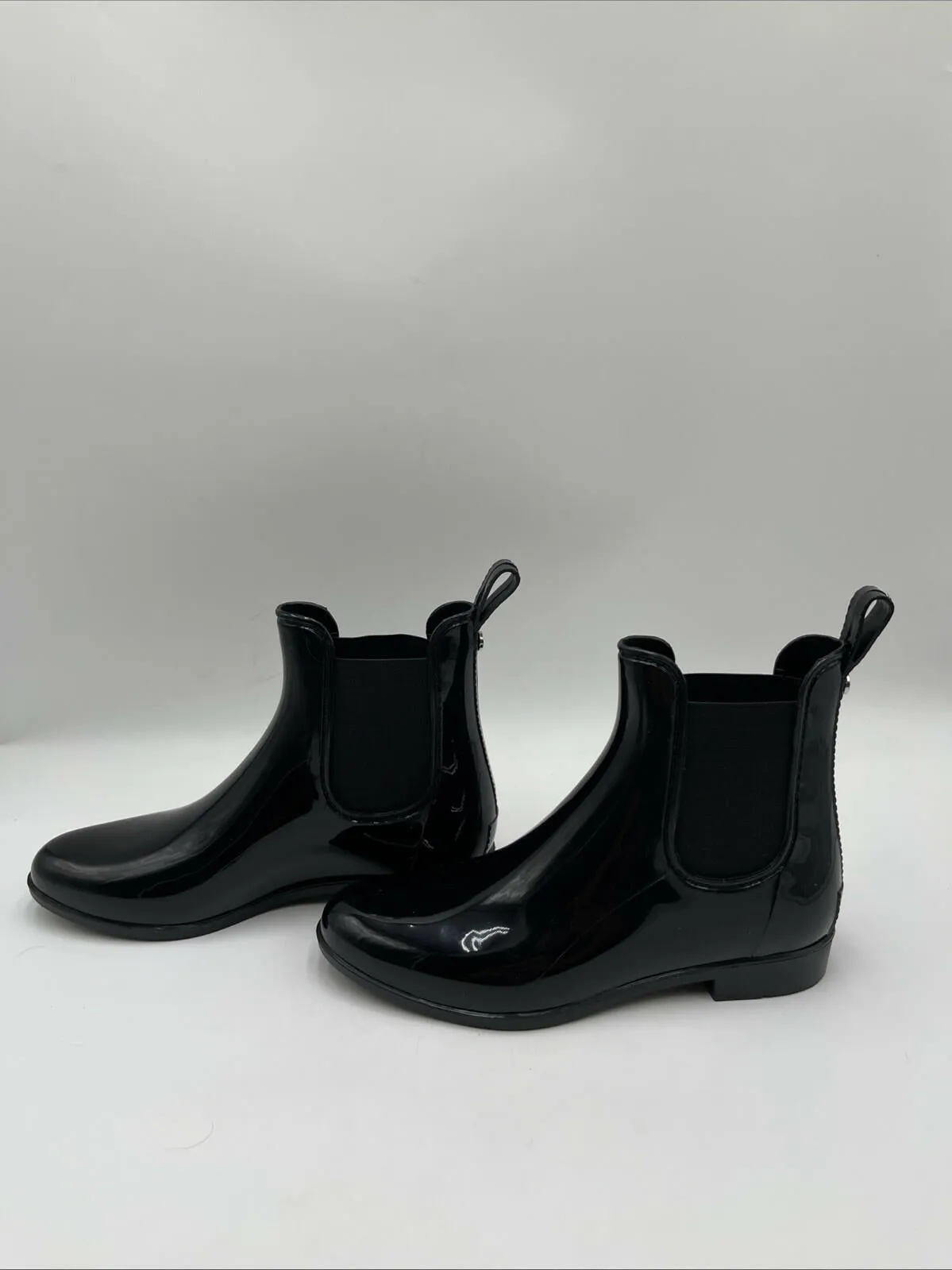 Marc Fisher Rainy 2 Rain Boots, Women's Black Rubber Size 9M - Very Good