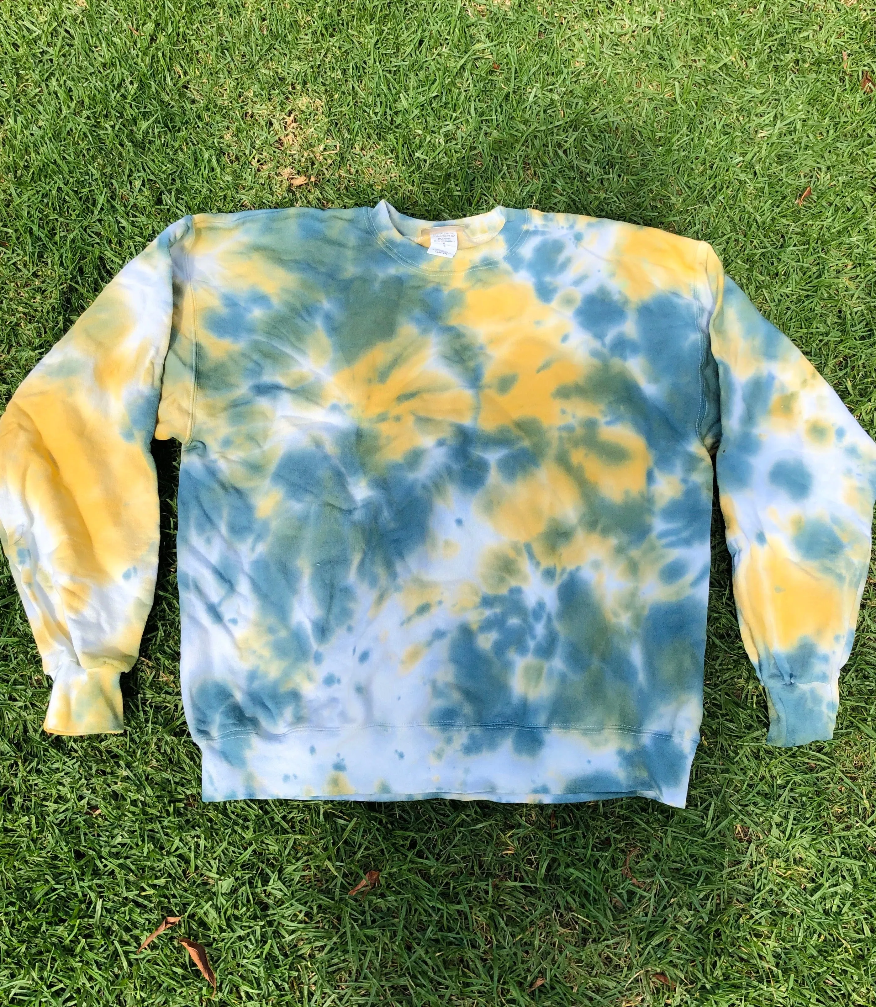 Marigold Tie Dye Crewneck