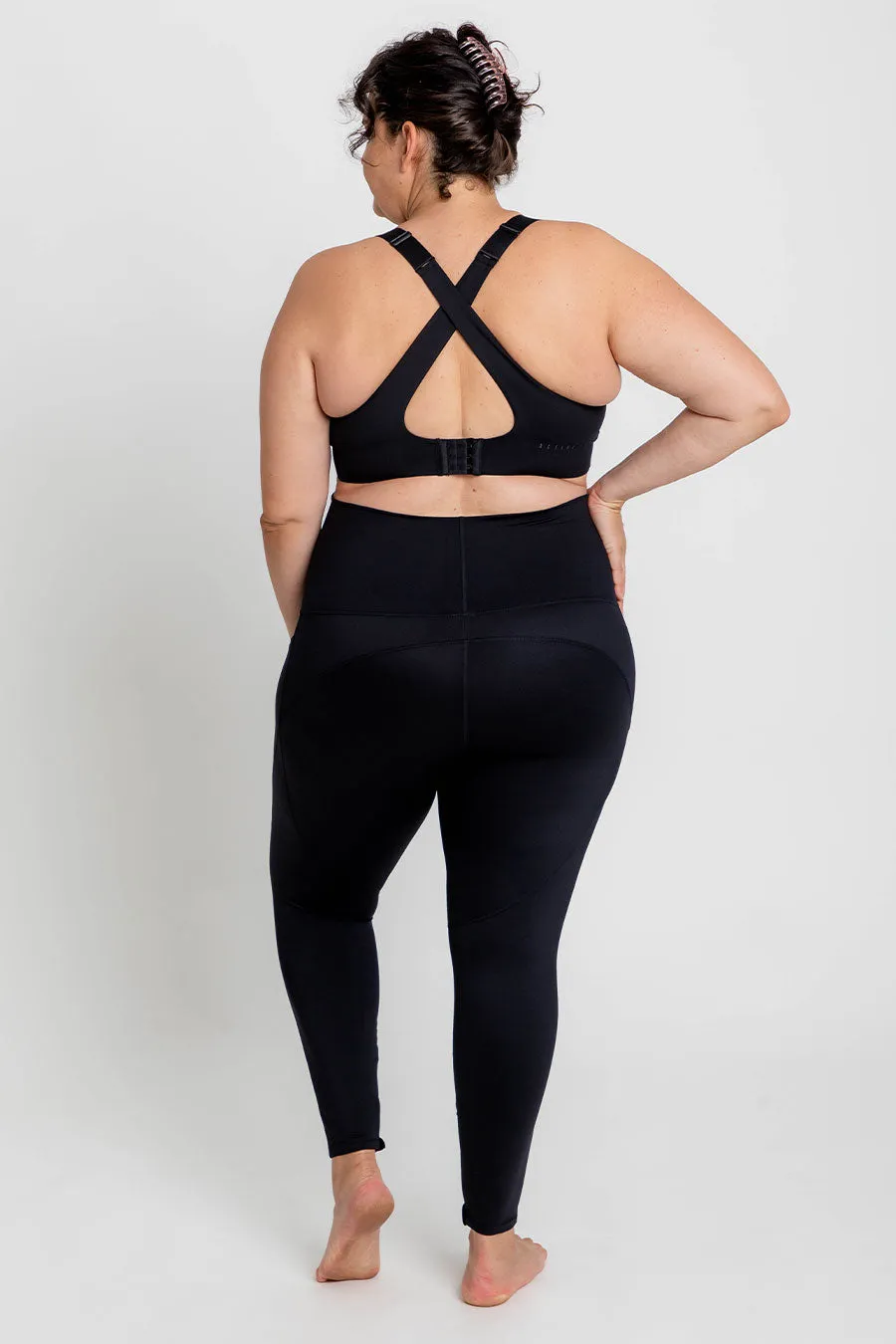Maternity Pocket Zip Legging - Black