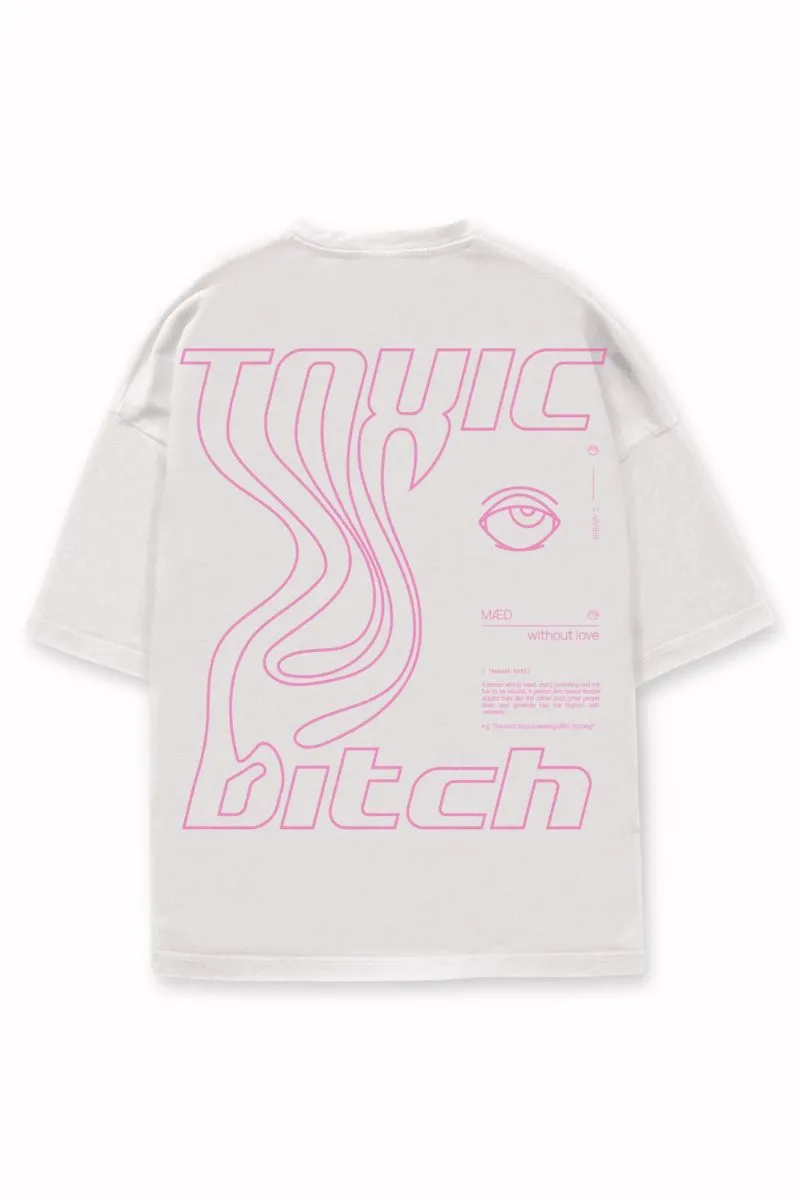 MÆD Toxic Bitch T-shirt - White