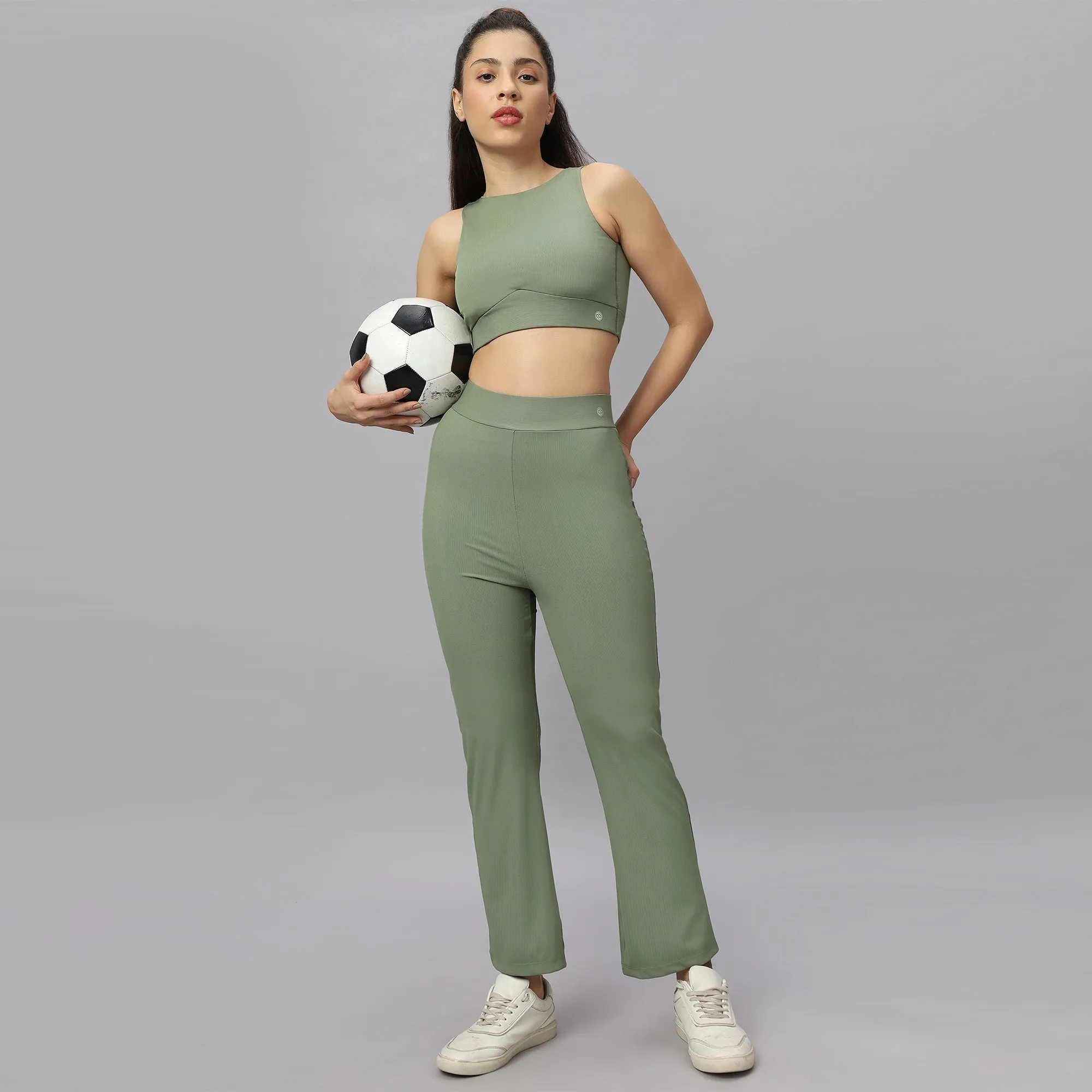 Medium Impact Padded Non Wired Full Coverage Sports Bra