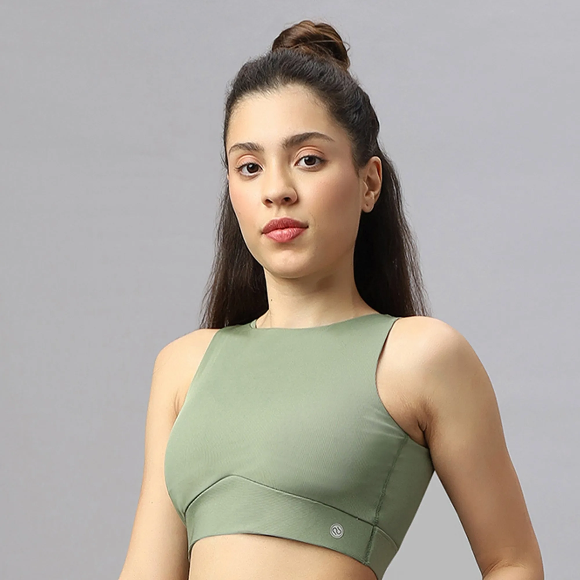 Medium Impact Padded Non Wired Full Coverage Sports Bra