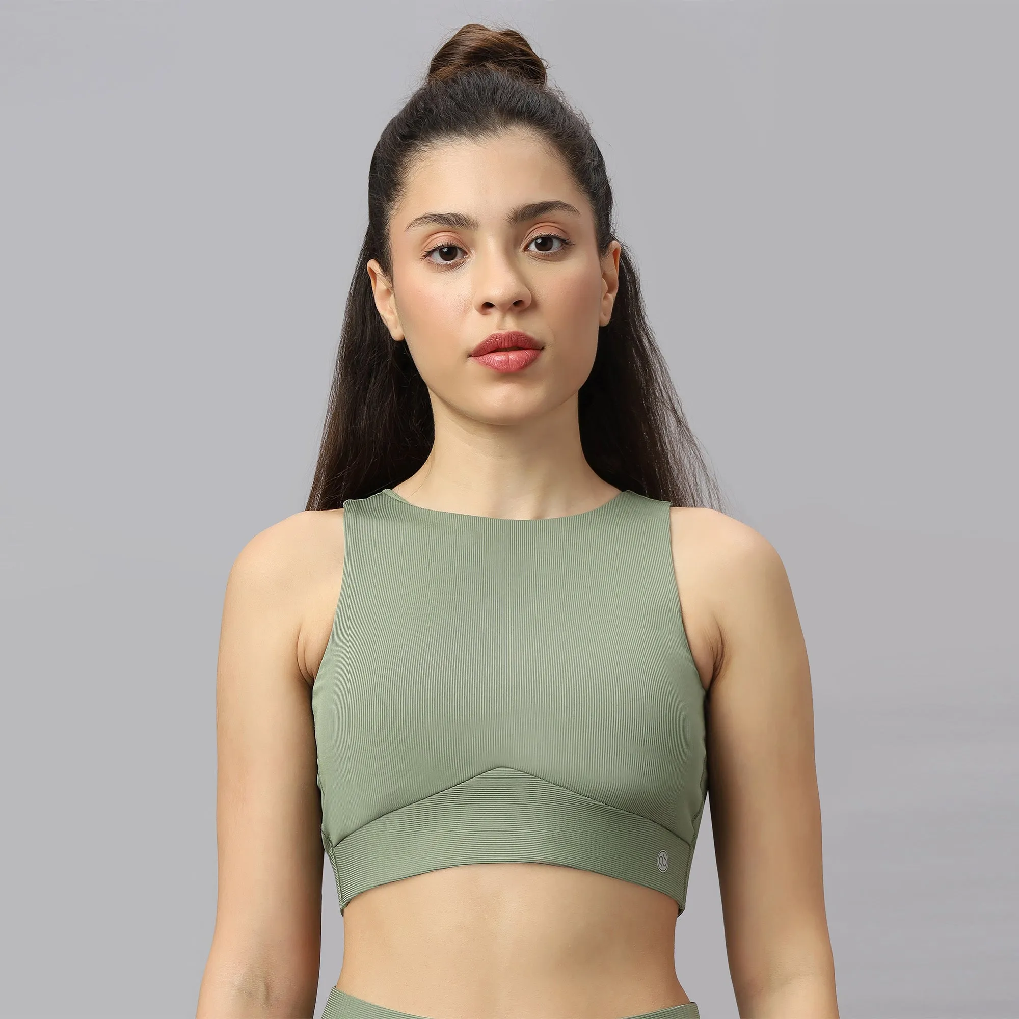 Medium Impact Padded Non Wired Full Coverage Sports Bra