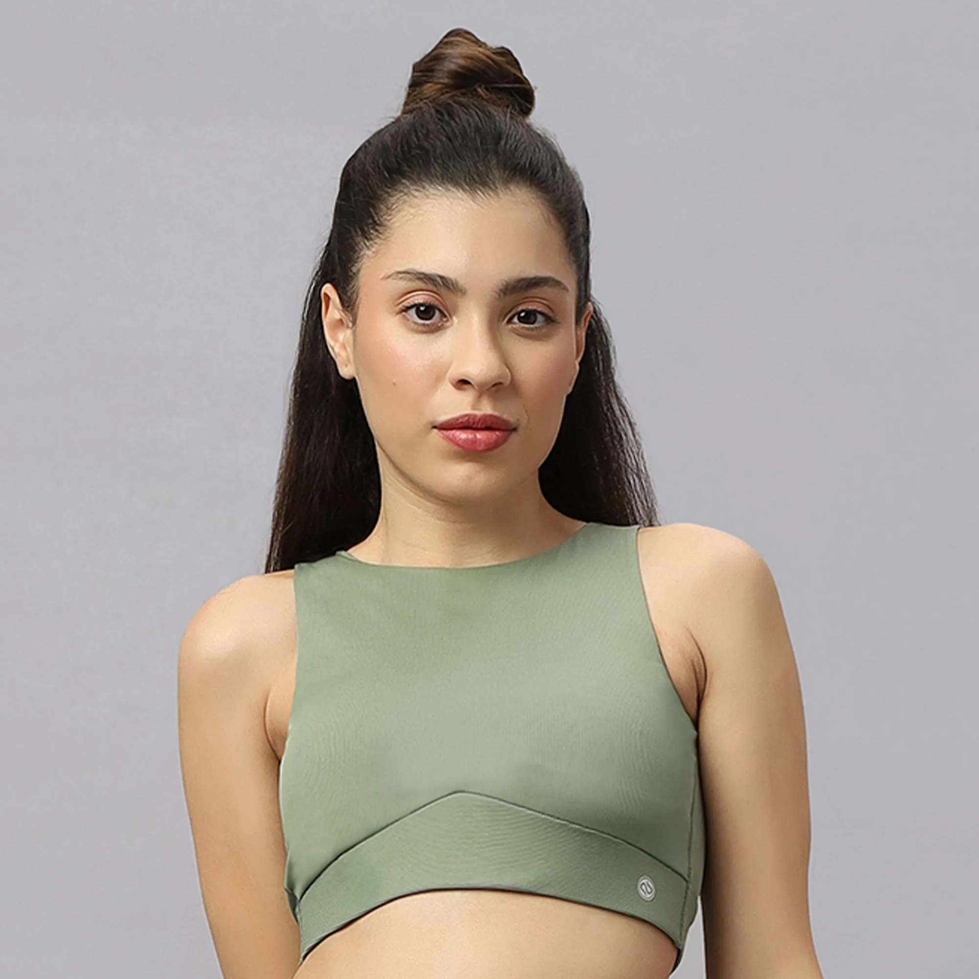Medium Impact Padded Non Wired Full Coverage Sports Bra