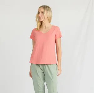 Melrose V Neck Tee Organic Cotton