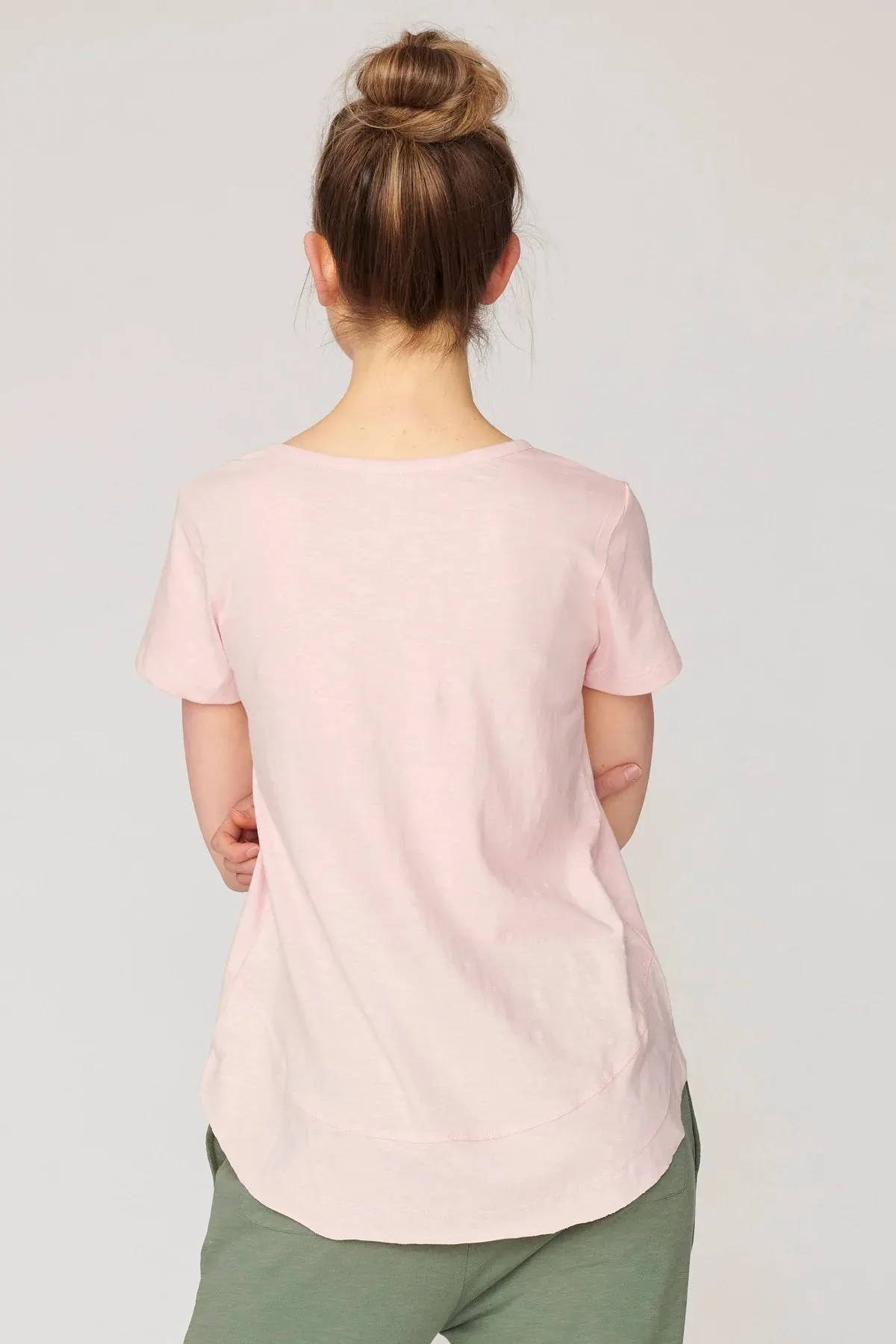 Melrose V Neck Tee Organic Cotton
