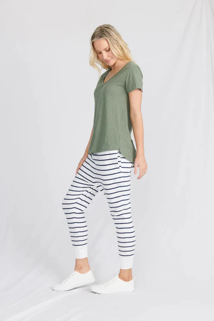 Melrose V Neck Tee Organic Cotton